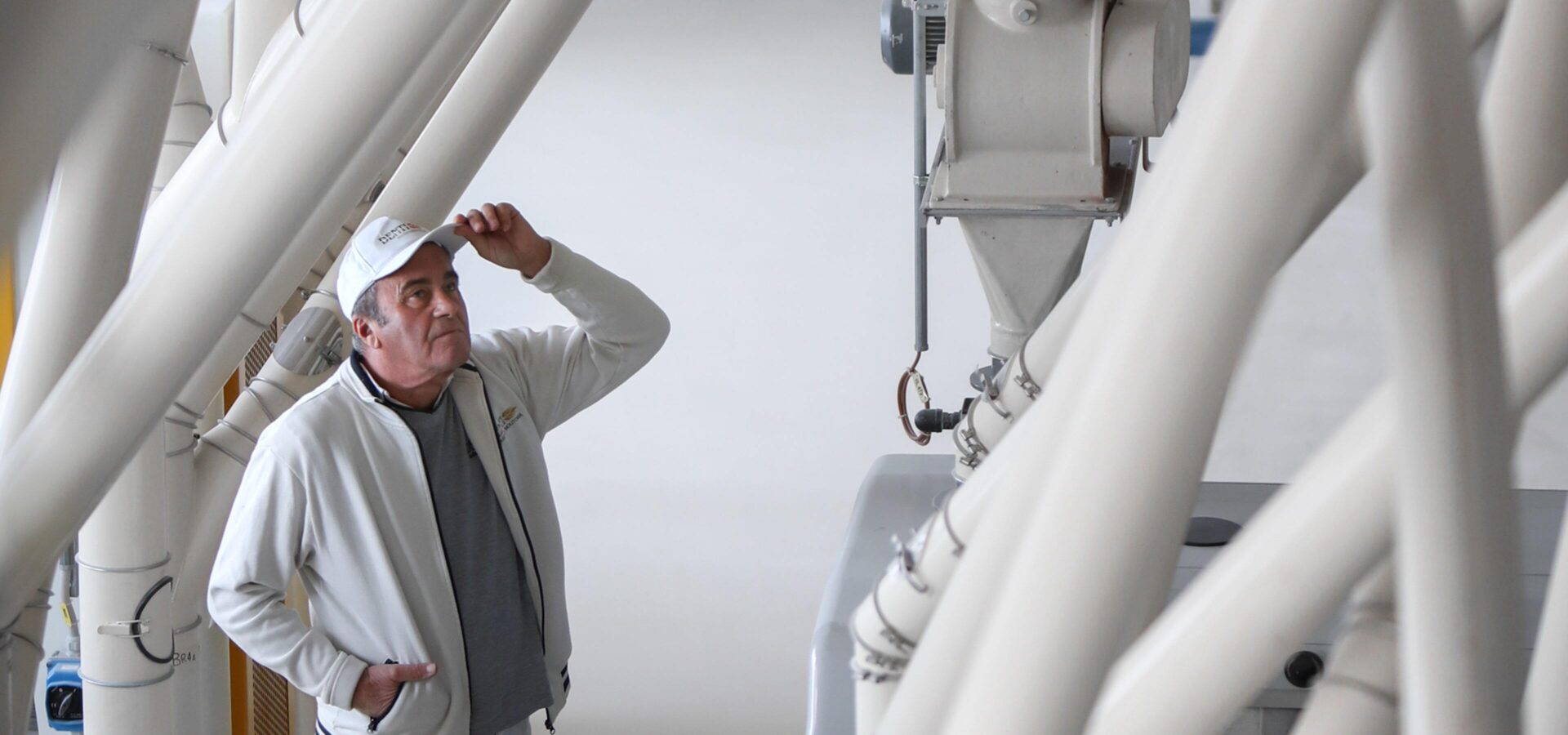 Ermanno in stabilimento Molino Denti