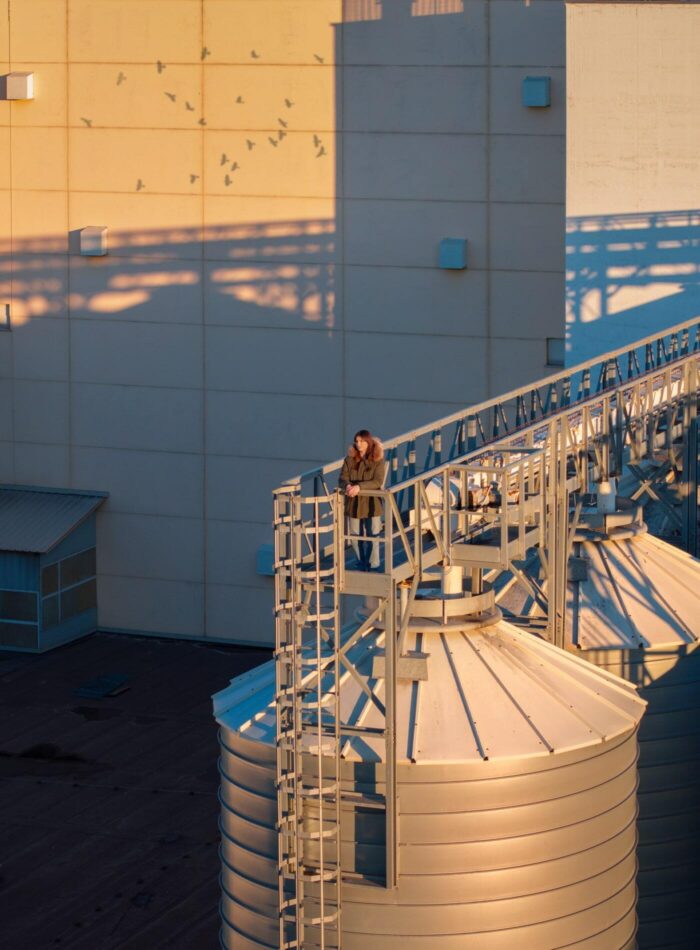 Esterno silos stabilimento Molino Denti